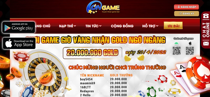 Giao diện OnGame vn