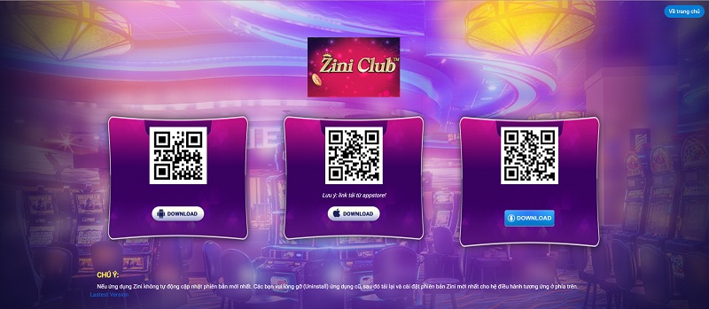Link tải Zini Club